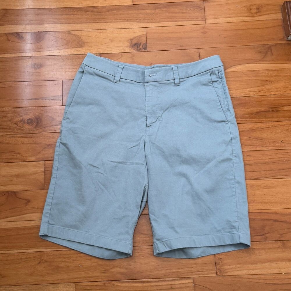 Men Lululemon Commission Short Relaxed *Qwick Oxford 11" Pewter Blue Size 32 - Picture 3 of 9
